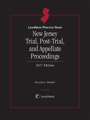 cover image of LexisNexis Practice Guide: New Jersey Trial